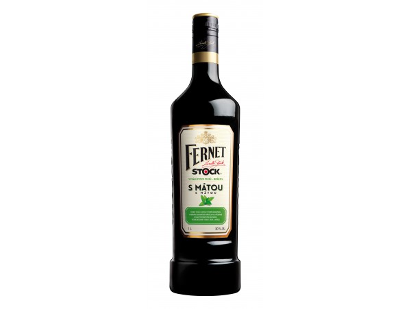 Fernet Stock S mátou травяной ликер с мятой 0,5 л